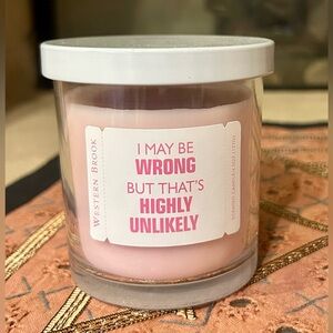Western Brook Roseberry & Rice Milk Scented Candle 4.5oz
